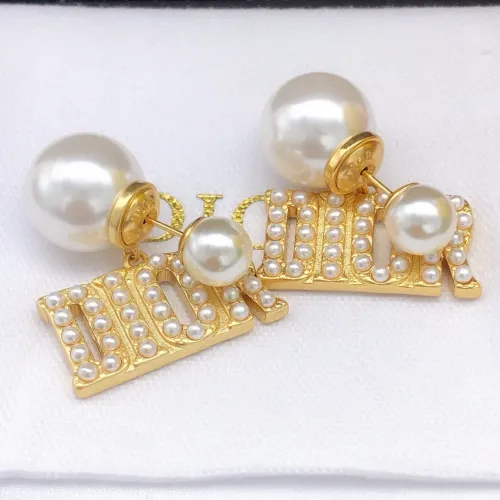 Replica Christian Dior Earrings For Women #1406856 $27.00 USD for Wholesale