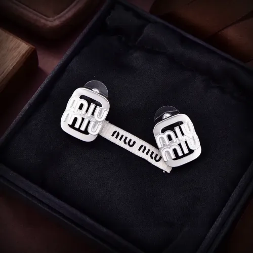 MIU MIU Earrings For Women #1406948 $25.00 USD, Wholesale Replica MIU MIU Earrings