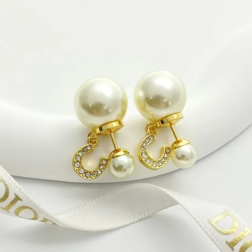 Replica Christian Dior Earrings For Women #1406984 $29.00 USD for Wholesale