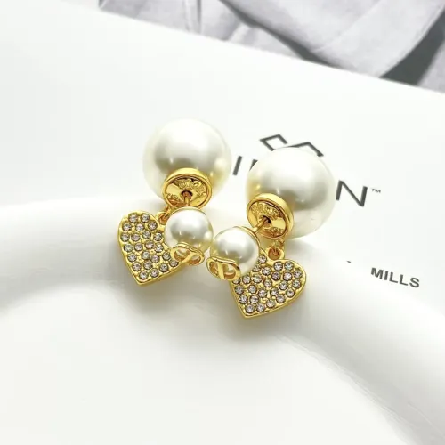 Replica Christian Dior Earrings For Women #1406987 $32.00 USD for Wholesale