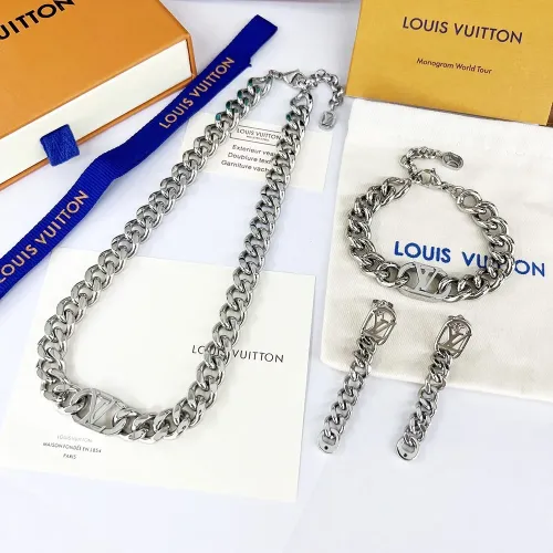 Louis Vuitton LV Jewelry Set #1407110 $68.00 USD, Wholesale Replica Louis Vuitton LV Jewelry Set