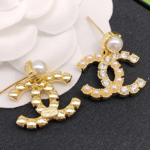 Replica Chanel Earrings For Women #1407182 $25.00 USD for Wholesale