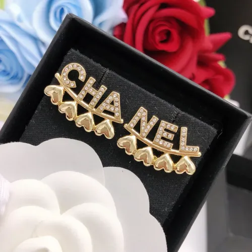 Replica Chanel Earrings For Women #1407249 $25.00 USD for Wholesale