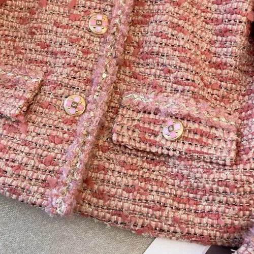 Replica Chanel Coats Long Sleeved For Women #1407286 $82.00 USD for Wholesale