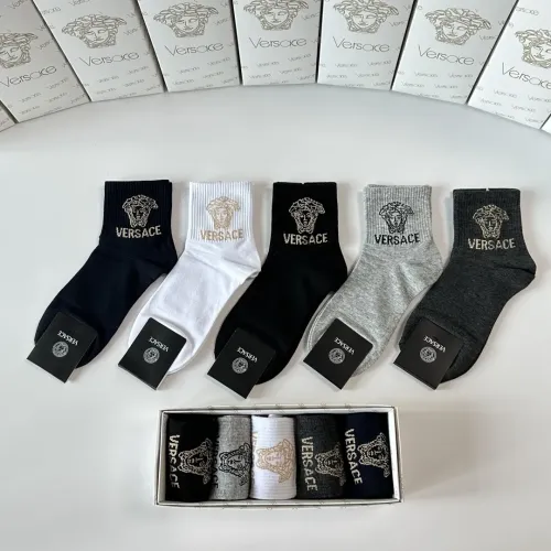 Versace Socks #1407326 $27.00 USD, Wholesale Replica Versace Socks