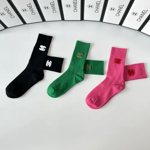 Replica Chanel Socks #1407329 $32.00 USD for Wholesale