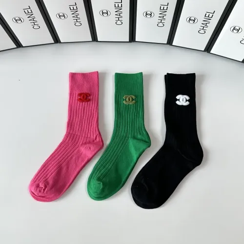 Replica Chanel Socks #1407329 $32.00 USD for Wholesale