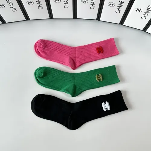 Replica Chanel Socks #1407329 $32.00 USD for Wholesale