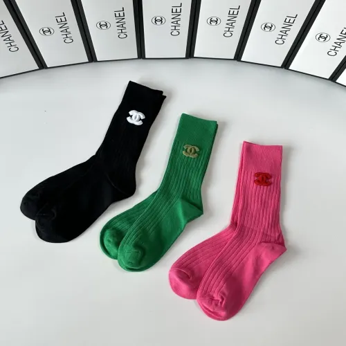 Replica Chanel Socks #1407329 $32.00 USD for Wholesale