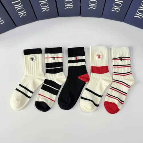 Replica Christian Dior Socks #1407345 $29.00 USD for Wholesale
