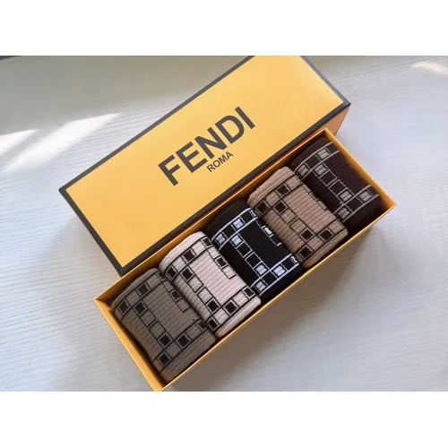 Replica Fendi Socks #1407349 $29.00 USD for Wholesale