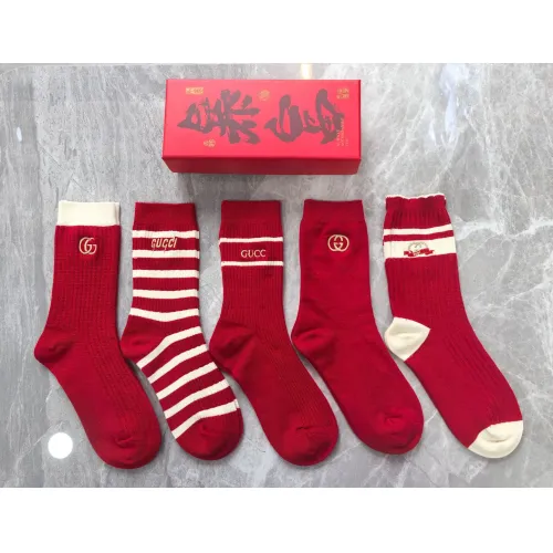 Gucci Socks #1407357 $29.00 USD, Wholesale Replica Gucci Socks