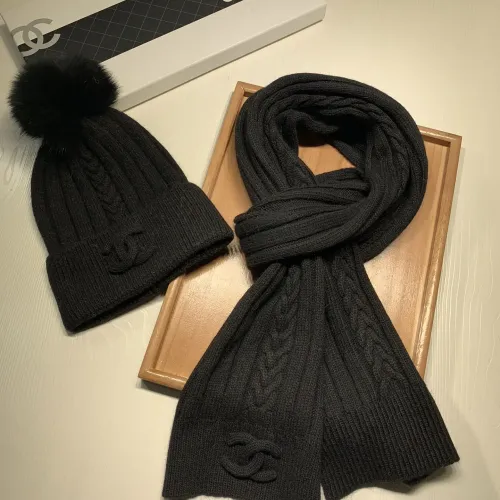 Replica Chanel Hat and Scarf Set #1407461 $64.00 USD for Wholesale