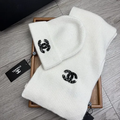 Chanel Hat and Scarf Set #1407468 $52.00 USD, Wholesale Replica Chanel Hat and Scarf and Glove Set