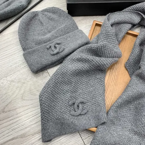 Replica Chanel Hat and Scarf Set #1407492 $52.00 USD for Wholesale