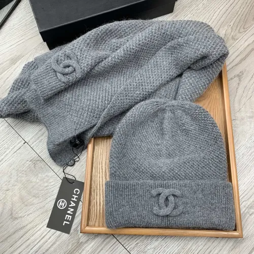 Replica Chanel Hat and Scarf Set #1407492 $52.00 USD for Wholesale