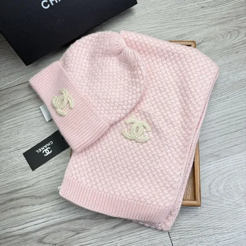 Chanel Hat and Scarf Set #1407496 $52.00 USD, Wholesale Replica Chanel Hat and Scarf and Glove Set