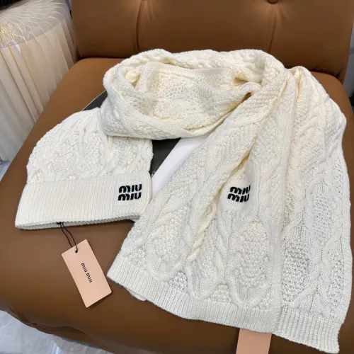 Replica MIU MIU Hat and Scarf Set #1407499 $64.00 USD for Wholesale