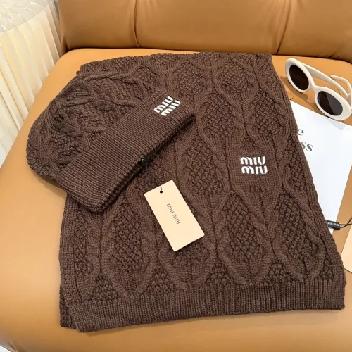 MIU MIU Hat and Scarf Set #1407500 $64.00 USD, Wholesale Replica MIU MIU Hat and Scarf and Glove Set