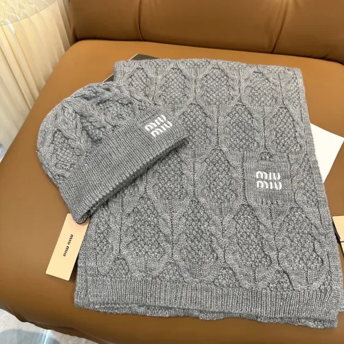 MIU MIU Hat and Scarf Set #1407501 $64.00 USD, Wholesale Replica MIU MIU Hat and Scarf and Glove Set