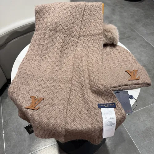 Replica Louis Vuitton LV Hat and Scarf Set #1407586 $68.00 USD for Wholesale