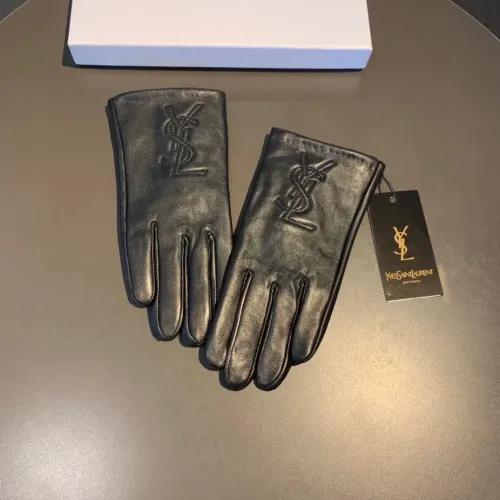 Yves Saint Laurent Gloves For Women #1407598 $42.00 USD, Wholesale Replica Yves Saint Laurent Gloves