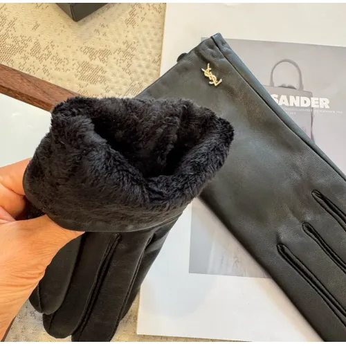 Replica Yves Saint Laurent Gloves For Women #1407599 $48.00 USD for Wholesale
