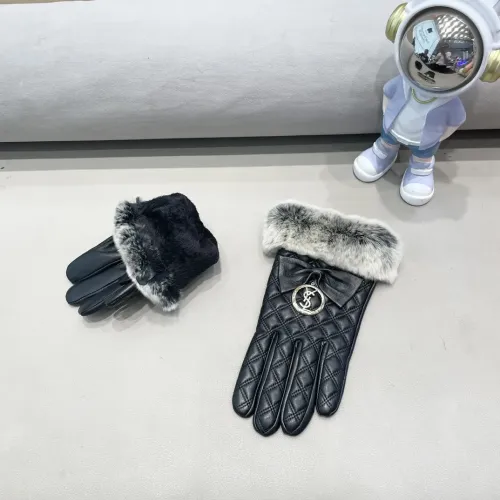 Replica Yves Saint Laurent Gloves For Women #1407602 $52.00 USD for Wholesale