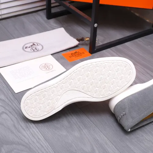 Replica Hermes Leather Shoes For Men #1407760 $102.00 USD for Wholesale