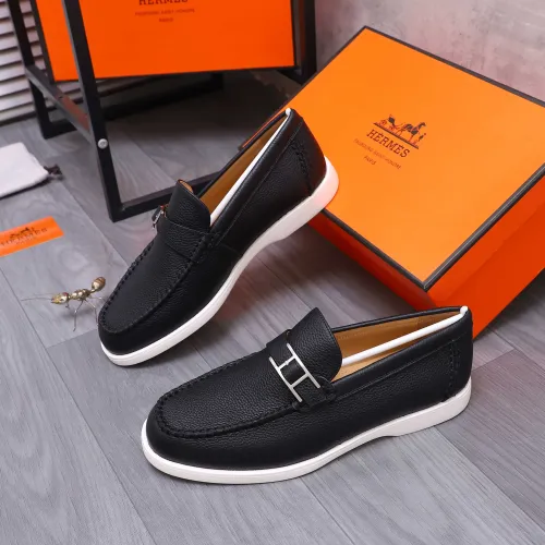 Hermes Leather Shoes For Men #1407775 $102.00 USD, Wholesale Replica Hermes Leather Shoes
