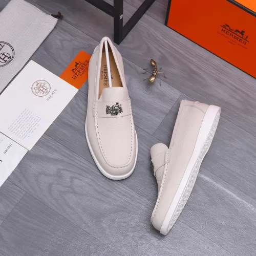 Hermes Leather Shoes For Men #1407778 $102.00 USD, Wholesale Replica Hermes Leather Shoes