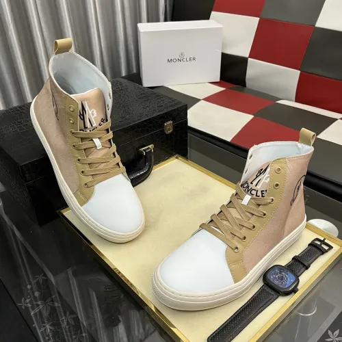 Replica Moncler High Tops Shoes For Men #1407838 $85.00 USD for Wholesale