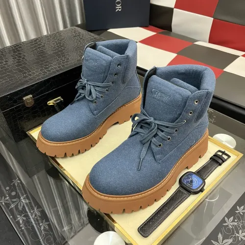 Replica Christian Dior Boots For Men #1407875 $100.00 USD for Wholesale