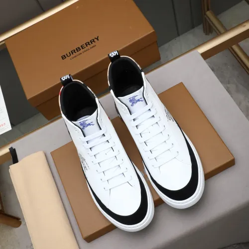 Replica Burberry High Tops Shoes For Men #1408221 $85.00 USD for Wholesale