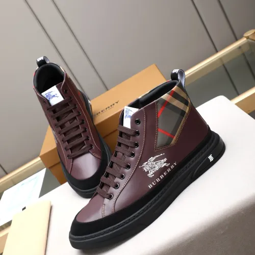 Burberry High Tops Shoes For Men #1408222 $85.00 USD, Wholesale Replica Burberry High Tops Shoes
