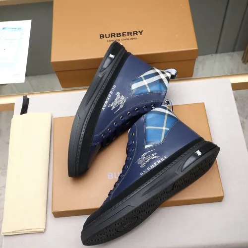 Replica Burberry High Tops Shoes For Men #1408223 $85.00 USD for Wholesale