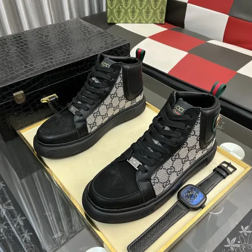 Replica Gucci High Tops Shoes For Men #1408229 $85.00 USD for Wholesale