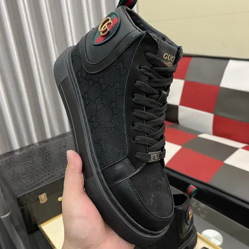Replica Gucci High Tops Shoes For Men #1408230 $85.00 USD for Wholesale