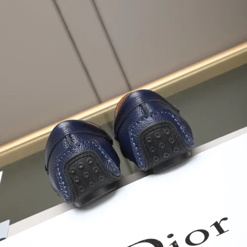 Replica Christian Dior Leather Shoes For Men #1408266 $80.00 USD for Wholesale