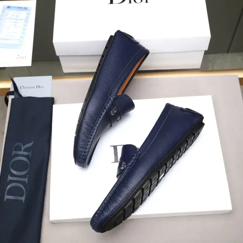 Replica Christian Dior Leather Shoes For Men #1408266 $80.00 USD for Wholesale