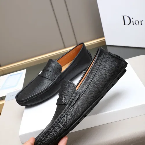 Replica Christian Dior Leather Shoes For Men #1408267 $80.00 USD for Wholesale