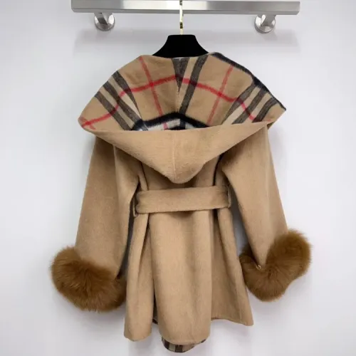 Replica Burberry Coats Long Sleeved For Women #1408328 $172.00 USD for Wholesale