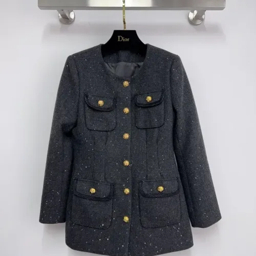 Chanel Coats Long Sleeved For Women #1408330 $118.00 USD, Wholesale Replica Chanel Coats