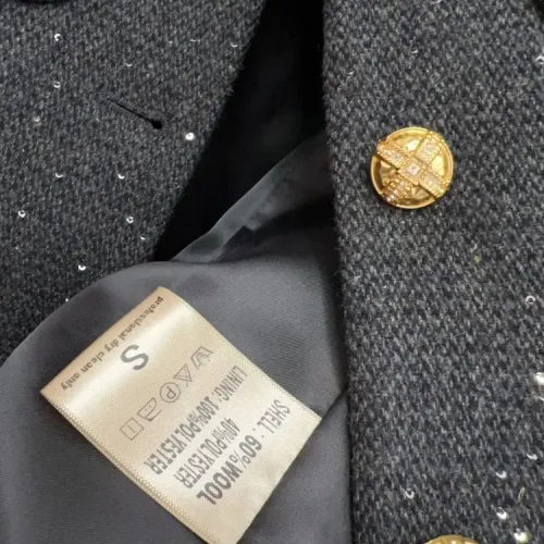 Replica Chanel Coats Long Sleeved For Women #1408330 $118.00 USD for Wholesale