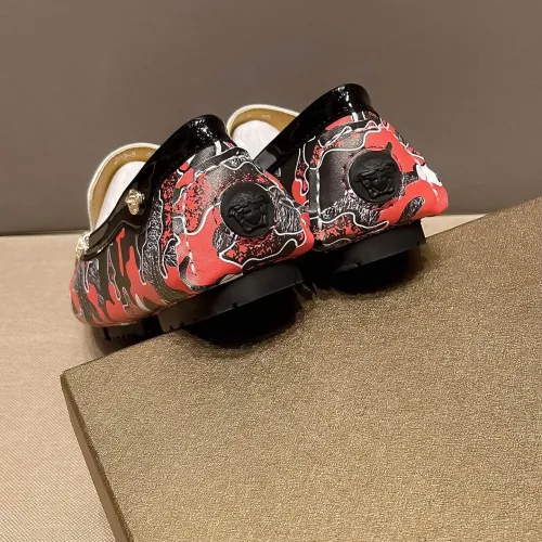 Replica Versace Leather Shoes For Men #1408364 $76.00 USD for Wholesale