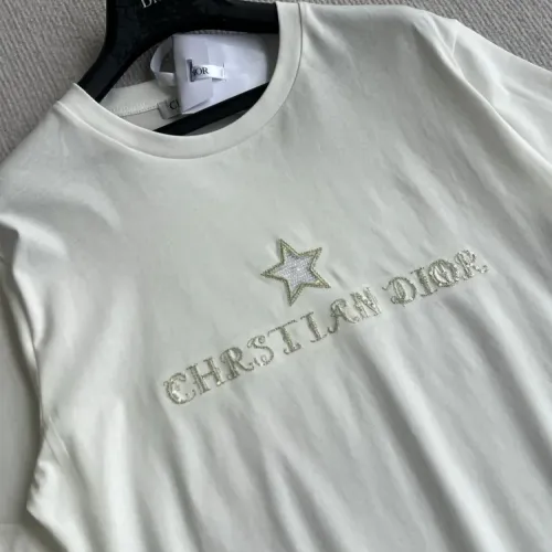 Replica Christian Dior T-Shirts Short Sleeved For Women #1408383 $64.00 USD for Wholesale