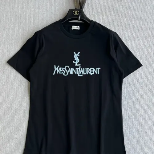 Yves Saint Laurent YSL T-shirts Short Sleeved For Women #1408387 $64.00 USD, Wholesale Replica Yves Saint Laurent YSL T-shirts