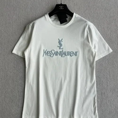 Yves Saint Laurent YSL T-shirts Short Sleeved For Women #1408388 $64.00 USD, Wholesale Replica Yves Saint Laurent YSL T-shirts