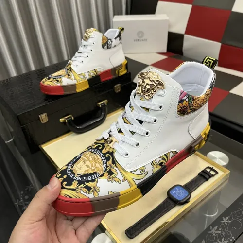 Versace High Tops Shoes For Men #1408407 $82.00 USD, Wholesale Replica Versace High Tops Shoes