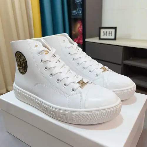 Versace High Tops Shoes For Men #1408409 $80.00 USD, Wholesale Replica Versace High Tops Shoes